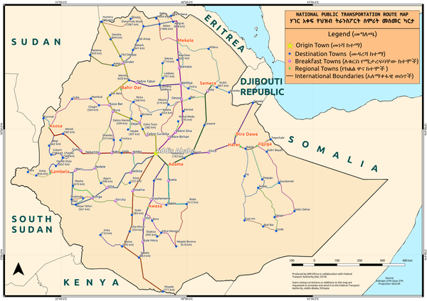 FTA National Route Map (English)